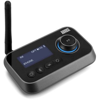August Bluetooth 5.0 Dual Audio Transmitter & Receiver - Black - MR280 - Image 4