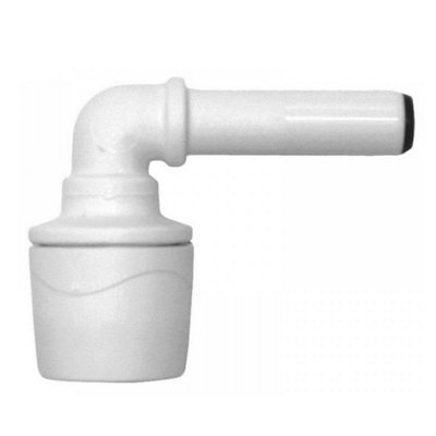 Polypipe Polymax Spigot Elbow White 15mm Max1015 from B&Q