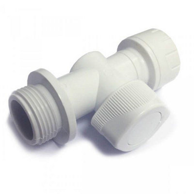 Polypipe Polyplumb Pb5915 Shut Off Valve Hot Cold 15mm X 15mmSingle from B&Q