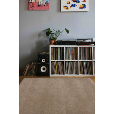 Melrose Relay Classic Mixed Fibres Latte Large Indoor Area Rug 140/200Cm
