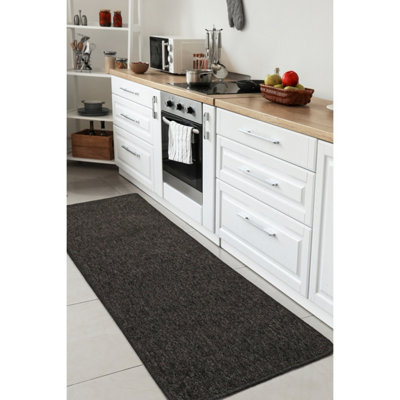 Melrose Imagine Plain Essential Runner Rug 057/230Cm Grey