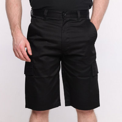 Ranger Workwear Ranger Mens Black Cargo Work Shorts (W32) from B&Q