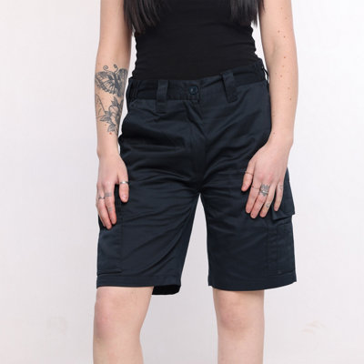 Bks Mig Ladies Navy Cargo Combat Work Shorts (16) from B&Q
