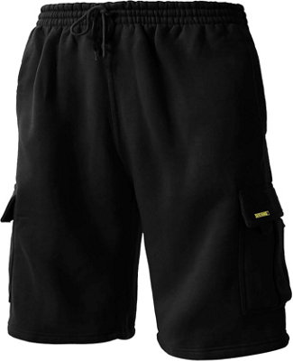 Site King Mens Black Cargo Jogging Bottom Work Shorts (4Xl) from B&Q
