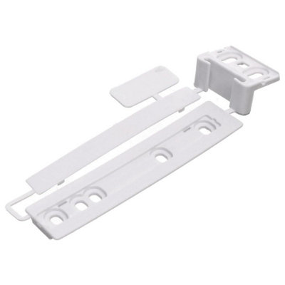 Paxanpax PRF062 Universal Integrated Fridge Freezer Decor Door Mounting & Installation Plastic Sliding Bracket Fixing Kit - Image 3