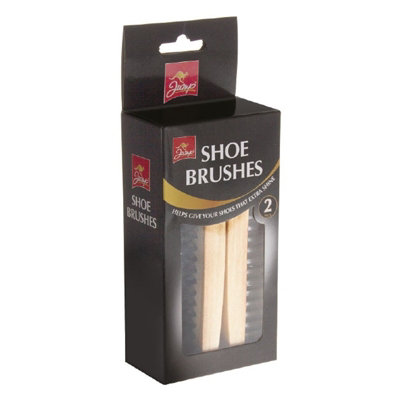 Pack Of 2 Jump Shoe Brushes For Shoe Polish from B&Q