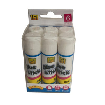 B&Q Pack Of 6 8G Art And Crafts Glue Sticks 68G