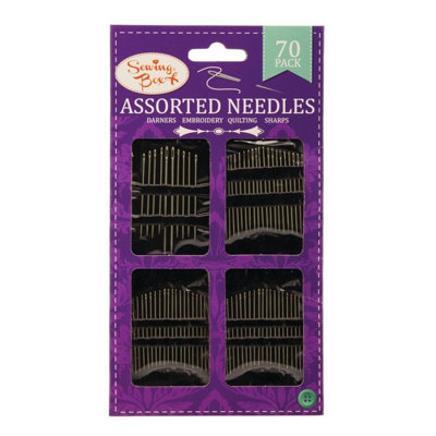 Pack Of 70 Assorted Sewing Needles By Sewing Box from B&Q