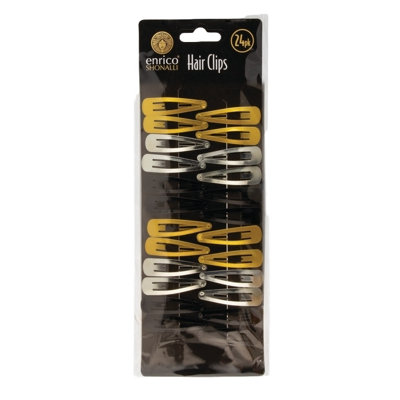 151 Pack Of 24 Enrico Shonalli Assorted Hair Clips from B&Q