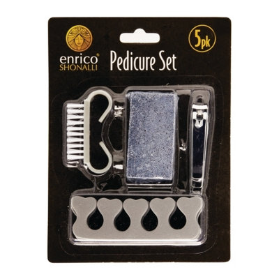 Pack Of 5 Enrico Shonalli Pedicure Set from B&Q