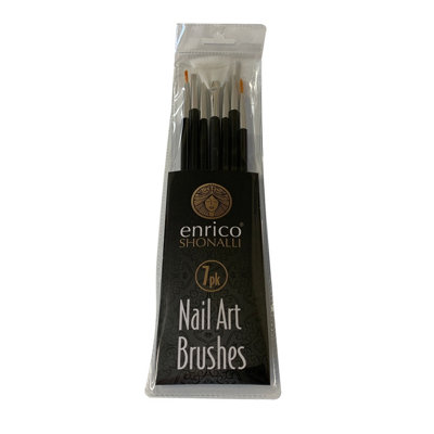 Pack Of 7 Enrico Shonalli Nail Art Brushes from B&Q