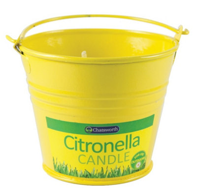151 Chatsworth Citronella Bucket Candle from B&Q