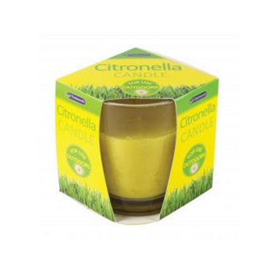 Citronella Glass Outdoor Fragranced Candle from B&Q