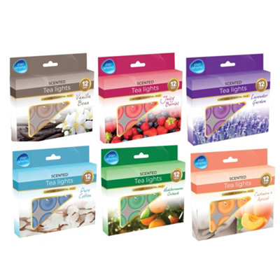 151 Pack Of 72 Assorted Scented Tea-Lights Candles from B&Q