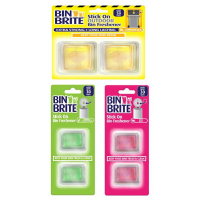 Pack Of 6 Bin Brite Sticks For Bin Freshener from B&Q