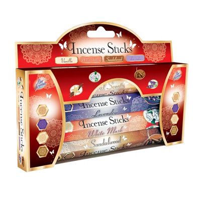 Pack Of 4 Assorted Fregrance Inncense Sticks from B&Q
