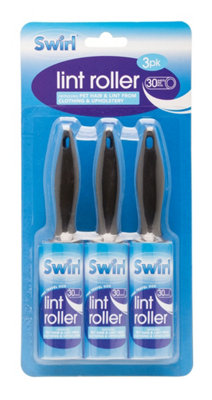 Pack Of 3 Lint Rollers By Swirl from B&Q