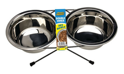 151 Pack Of 2 Dinner Bowls For Pets from B&Q