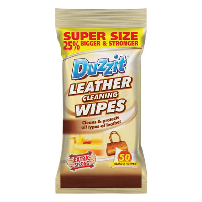 Duzzit Leather Cleaning WipesPack Of 50 from B&Q