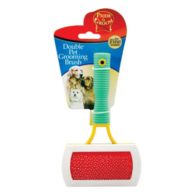 B&Q -  Double-Sided Pin Brush For Dogs