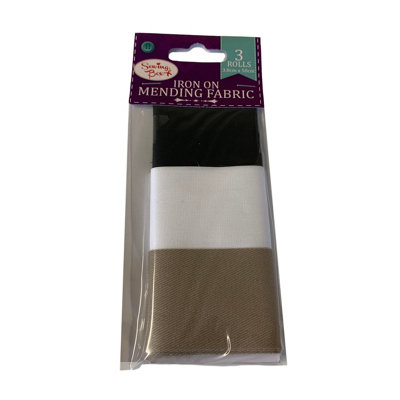 Pack Of 3 Iron On Mending Fabrics from B&Q