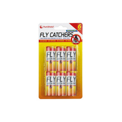 House Sticky Fly Catcher Bugs Catcher Pack Of 6 from B&Q