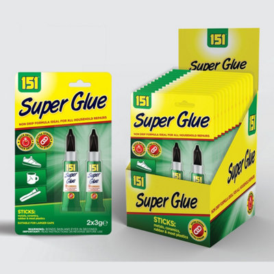 B&Q -  Quickbond Instant Adhesive  3G Twin Pack