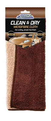 B&Q Clean And Dry Microfibre Cloth