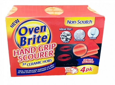 Pack Of 4 Oven Brite Fingergrip Scourers from B&Q