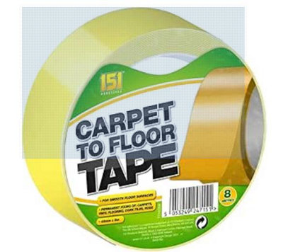 151 Carpet To Floor Tape For Floor Adhesive 8 Meters (Green One) from B&Q