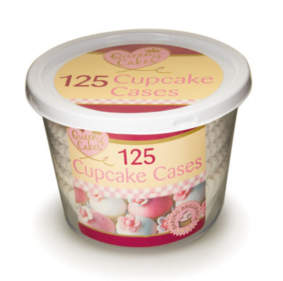 Pack Of 125 Cupcake Cases By Queen Of Cakes from B&Q