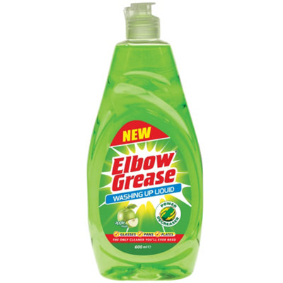 Elbow Grease Apple Washing Up Liquid 600ml - Powerful Degreaser for Easy Cleaning - Image 9
