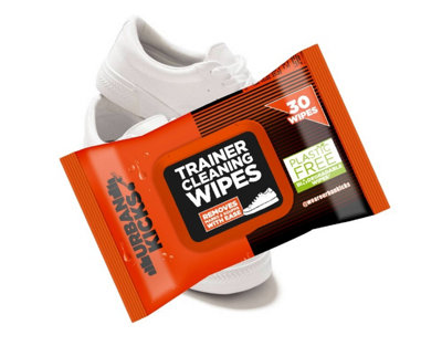 Urban Kicks Biodegradable Trainer Shoe Cleaning Wipes Pack Of 30 Footwear Wipes from B&Q