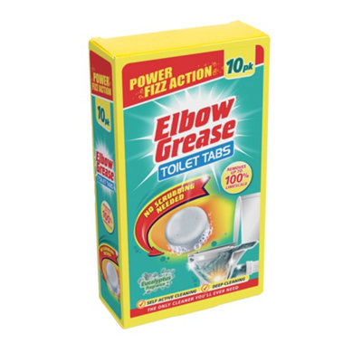 Pack Of 10 Elbow Grease Eucalyptus Toilet Cleaner Tabs 30G from B&Q