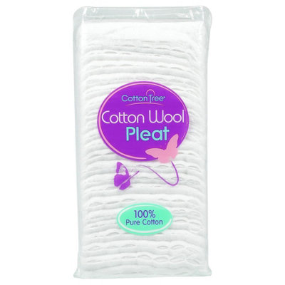 Cotton Tree 100% Pure Cotton Wool Pleats 80G Ultra Soft Make Up Remover Pads - Image 5
