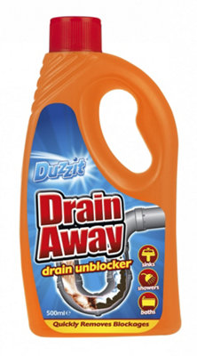 Duzzit Drain Away Drain Cleaner Liquid 400Ml from B&Q