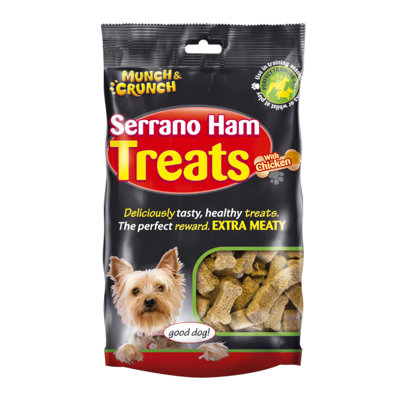 Munch & Crunch Serrano Ham Treats W Chicken 175G X 12 from B&Q