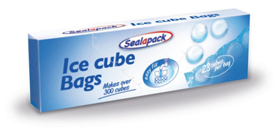 Pack Of 12 Ice Cube Clear Bags from B&Q