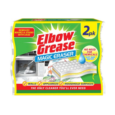 Pack Of 2 Elbow Grease Magic Erasers from B&Q