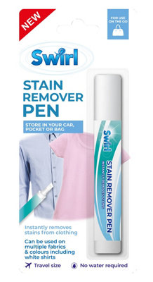 B&Q -  Laundry Stain Remover Pen Instant Liquid Stain Remover Travel Pen 10Ml