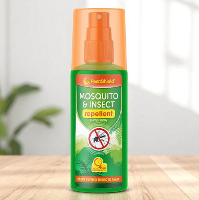 PestShield Mosquito & Insect Repellent Spray 4 Hour Protection Skin Barrier Spray 120Ml from B&Q
