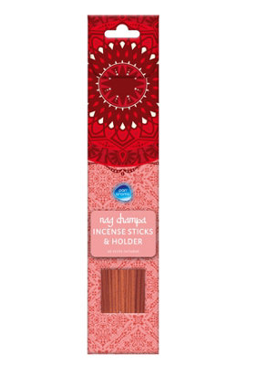  - Pack Of 40 Nag Champa Incense Sticks & Holder