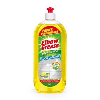 Elbow Grease Lemon All Purpose Squirt & Mop Floor Cleaner 1L from B&Q