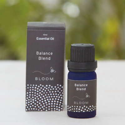 Bloom Lavender Balance Blend Essential Oil - Eucalyptus, Mint, Lemon & Patchouli Scent Aromatic Oils For Vaporisers & Diffusers 10Ml
