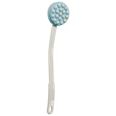 Easy Reach Lotion ApplicatorLong Handle Body Brush With Massaging Rollerballs For Applying LotionsCreamsOilsBody Wash from B&Q