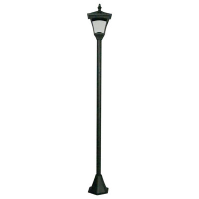 Solar Powered Height Adjustable Casablanca Lamp Post10 Lumen Weather & Uv Resistant Outdoor Garden Led LightH126.5 X 15Cm from B&Q