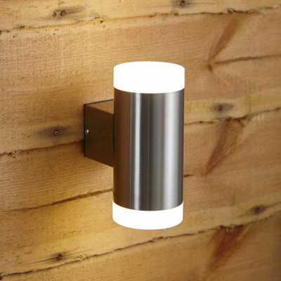 BillyOh Biard Stainless Steel Led Up/down Wall LightBiard Brocco from B&Q