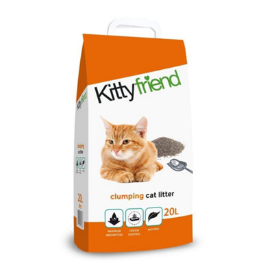 Sanicat Kitty Friend Clumping Cat Litter 20Ltr from B&Q
