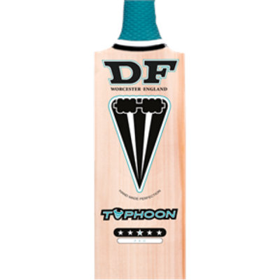 Duncan Fearnley Cricket Typhoon 5 Star Pro Cricket Bat Turquoise/black Short Handle from B&Q