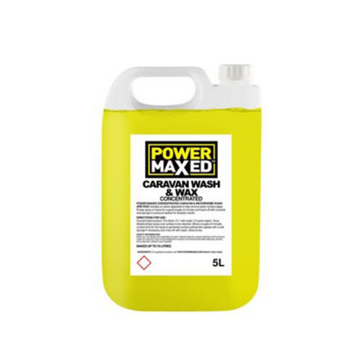 Power Maxed Caravan Wash - Algacide 5Ltr Concentrate 15-1 Black